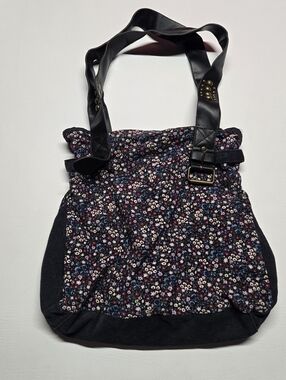 Vintage Y2k Blue Floral Purse L.E.I Brand